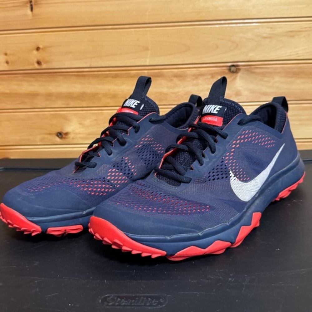 Nike Mens FI Bermuda 776121-401 Blue Running Shoes Sneakers Size 10